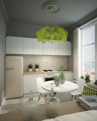 Kitchen interior in bright style