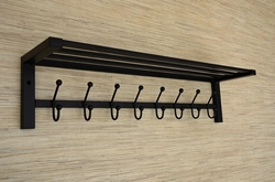 Metal Clothes Hangers In The Hallway Photo