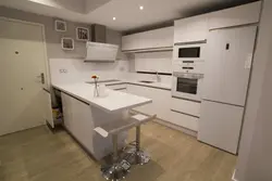 П вобразная кухня дызайн праект