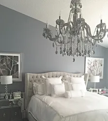 What chandelier to choose for the bedroom photo