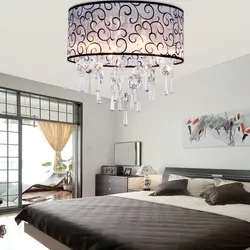 What chandelier to choose for the bedroom photo