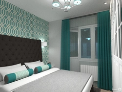 Waves in the bedroom interior