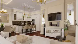Фото ас үй қонақ бөлмесі неоклассикалық