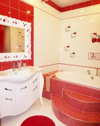 Interior with red bath