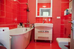 Interior with red bath