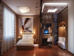 Bedroom design with sitting area