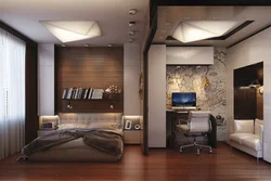 Bedroom design with sitting area