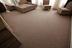 Carpet in the bedroom interior