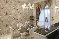 Non-woven wallpaper kitchen design