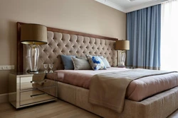 Sandy bedroom interior