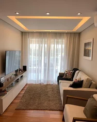 Uy Fotosuratida Yashash Xonasining Arzon Dizayni