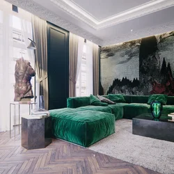 Интерьер мраморной спальни