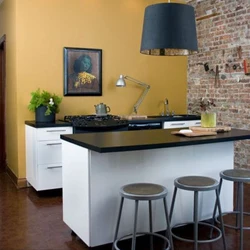 Kitchen interior paint wallpaper