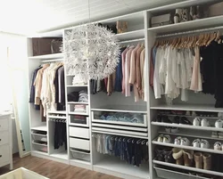 Икеа гардеробные в интерьере