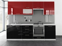 Kitchen 2 meters long straight design photo