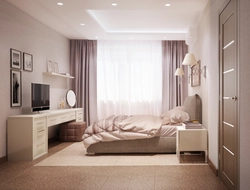 Bedroom in a 3-room apartment photo
