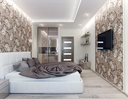 Bedroom in a 3-room apartment photo