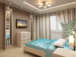 Bedroom in a 3-room apartment photo