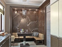 3D panels in the kitchen photo