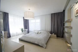Photo bedroom design with two windows