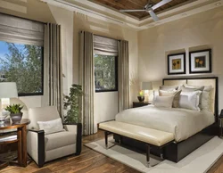 Photo Bedroom Design With Two Windows