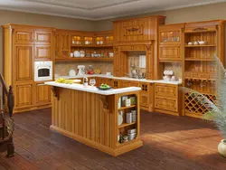 Красивые Деревянные Кухни Фото