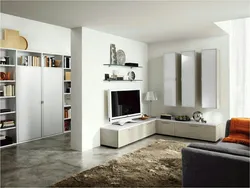 Qonaq otağı fotoşəkili üçün modul künc divarları