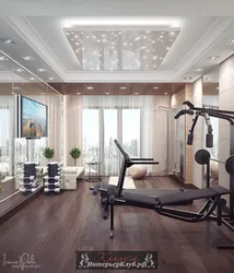 Пәтердегі спорт бөлмелері фотосуреті