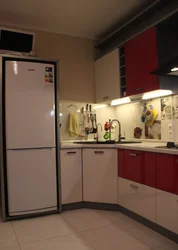 Refrigerator by the door kitchen design