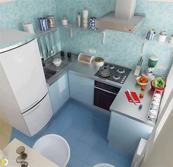 Kitchen design 1 meter square