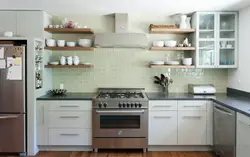Kitchens With Open Upper Cabinets Photo