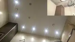 How to place spotlights in the kitchen photo