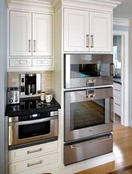 Photo of a kitchen with a pencil case for an oven