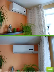 Air conditioner in kitchen design