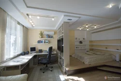 Room Design Bedroom And Work Area In One