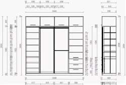 Built-in hallway drawings and diagrams photos