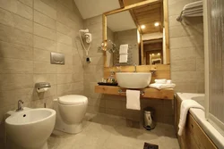 Photo of the room's bathroom