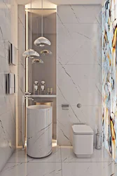 Bathtub Interiors With Floor-Mounted Sink