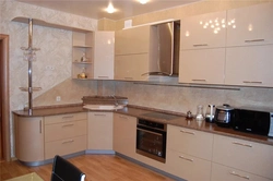 Champagne color kitchen photo