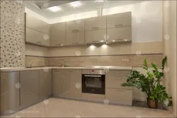 Champagne Color Kitchen Photo