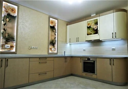 Champagne color kitchen photo