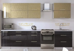 Champagne color kitchen photo