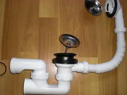 How to assemble a bath siphon photo