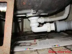How to assemble a bath siphon photo