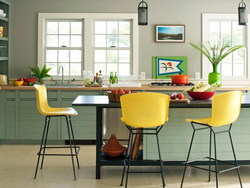 Kitchen design color selection