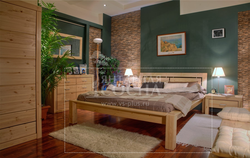 Bedroom design light wood