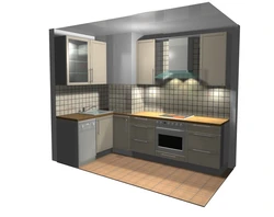 Kitchen with box design project