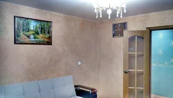 Обои под венецианскую штукатурку фото на кухню