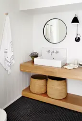 Black plumbing in the bathroom photo