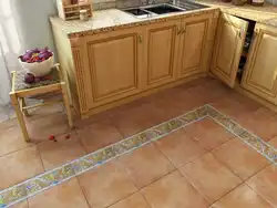 Kitchen renovation photo floor tiles